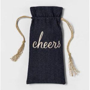Cheers Wine Bag Navy - Threshold